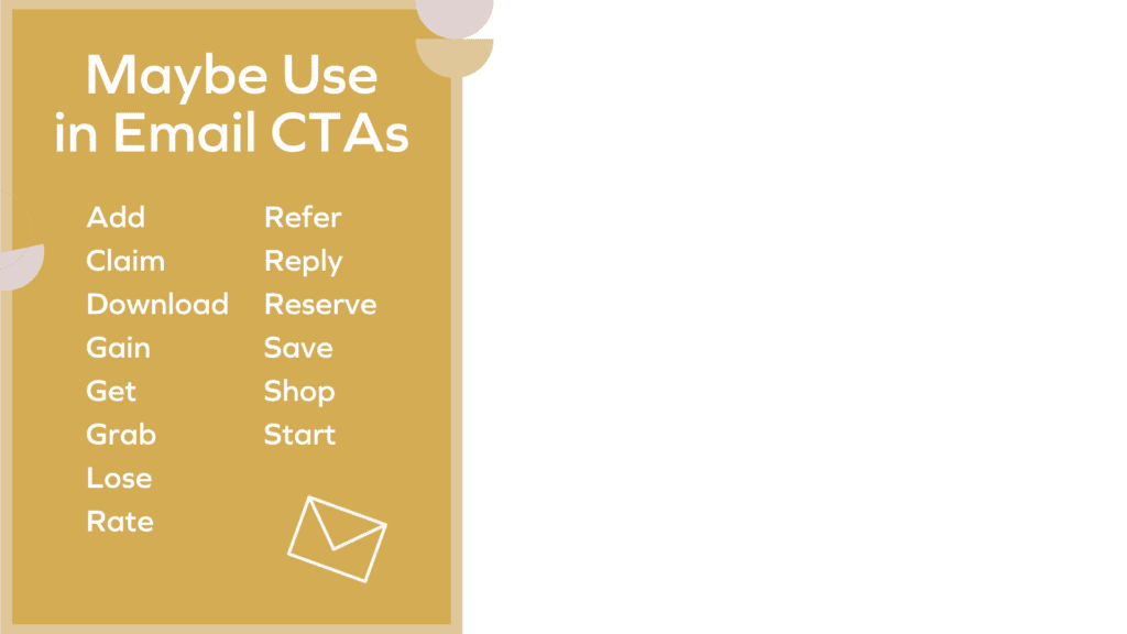 Maybe Email CTA Examples